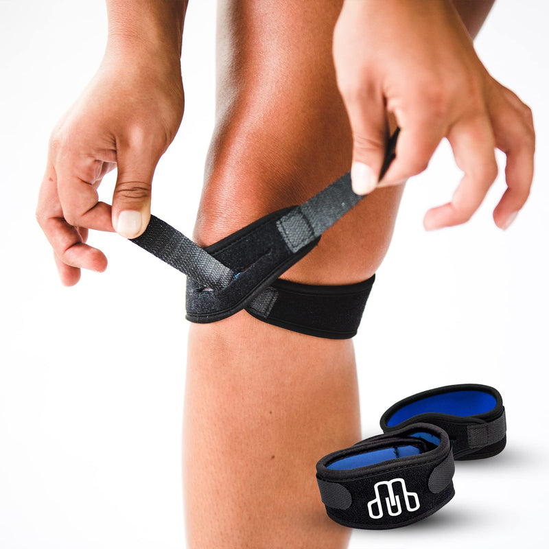 CROSSTRAP Stabilizing Patella Knee Strap | Knee Brace for Running Cycling Hiking and Sports | Knee Pain Relief and Support Knee Stabilizer Brace For Exercise